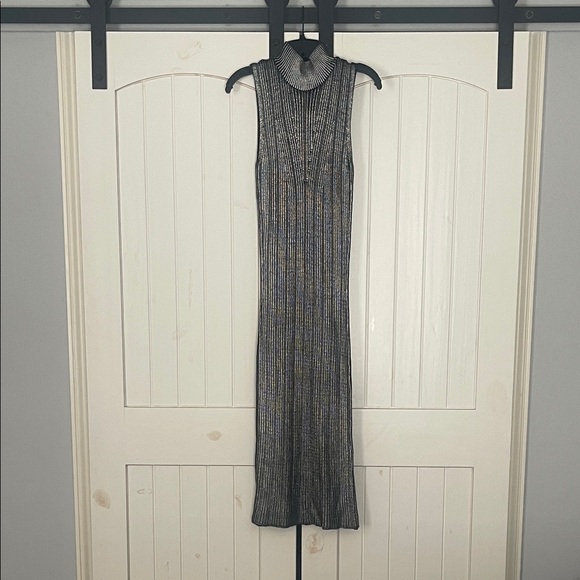 Zara Dresses & Skirts - Zara Black and Gray Maxi Dress